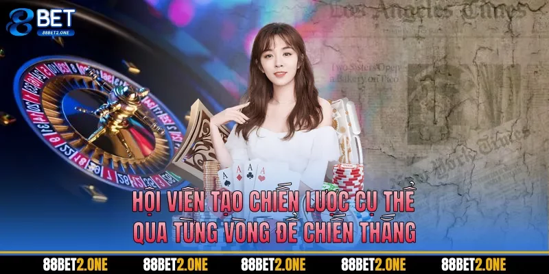 Hội viên tạo chiến lược cụ thể qua từng vòng để chiến thắng