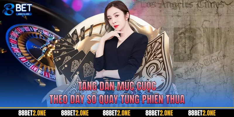 Tăng dần mức cược theo dãy số quay từng phiên thua