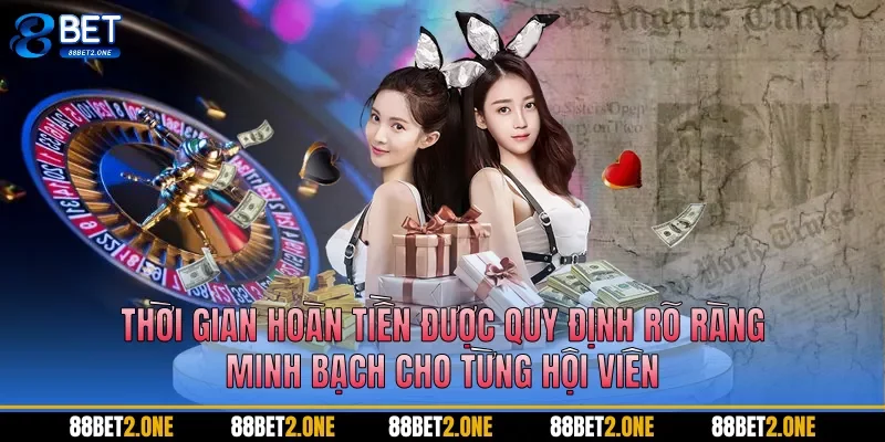 Thời gian hoàn tiền được quy định rõ ràng, minh bạch cho từng hội viên