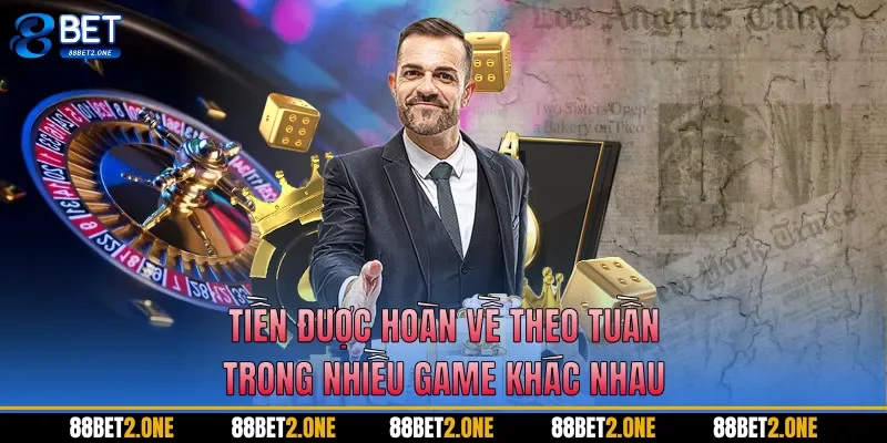 Tiền được hoàn về theo tuần trong nhiều game khác nhau